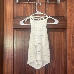 Cream/white tank top